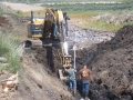 2016 Irrigation Pipeline on Creek Crossing